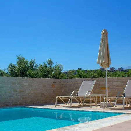 Magnificent Crete Isla Bonita Private Furnished Terrace Grand Heated Pool Bbq 2 Bedroom Mylopotamos