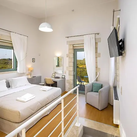 Magnificent Crete Isla Bonita Private Furnished Terrace Grand Heated Pool Bbq 2 Bedroom Mylopotamos *