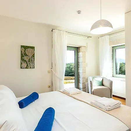 Magnificent Crete Isla Bonita Private Furnished Terrace Grand Heated Pool Bbq 2 Bedroom Mylopotamos * Pánormos